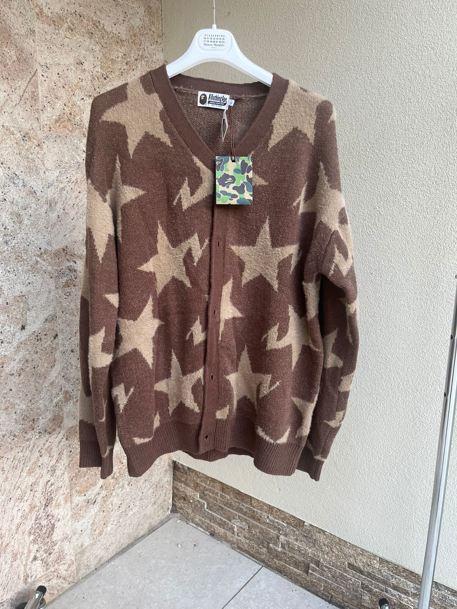 Bape Star Pattern Relaxed Cardigan Size US L / EU 52-54 / 3 - 4 Thumbnail