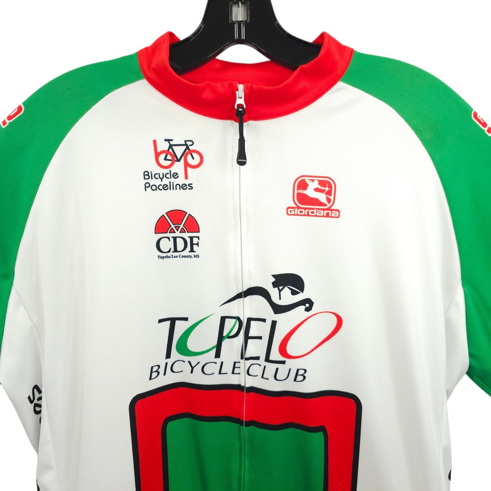 Giordano Giordana Cycling Jersey Mens XL Tupelo Bicycle Club Full Zip Size US XL / EU 56 / 4 - 9 Thumbnail
