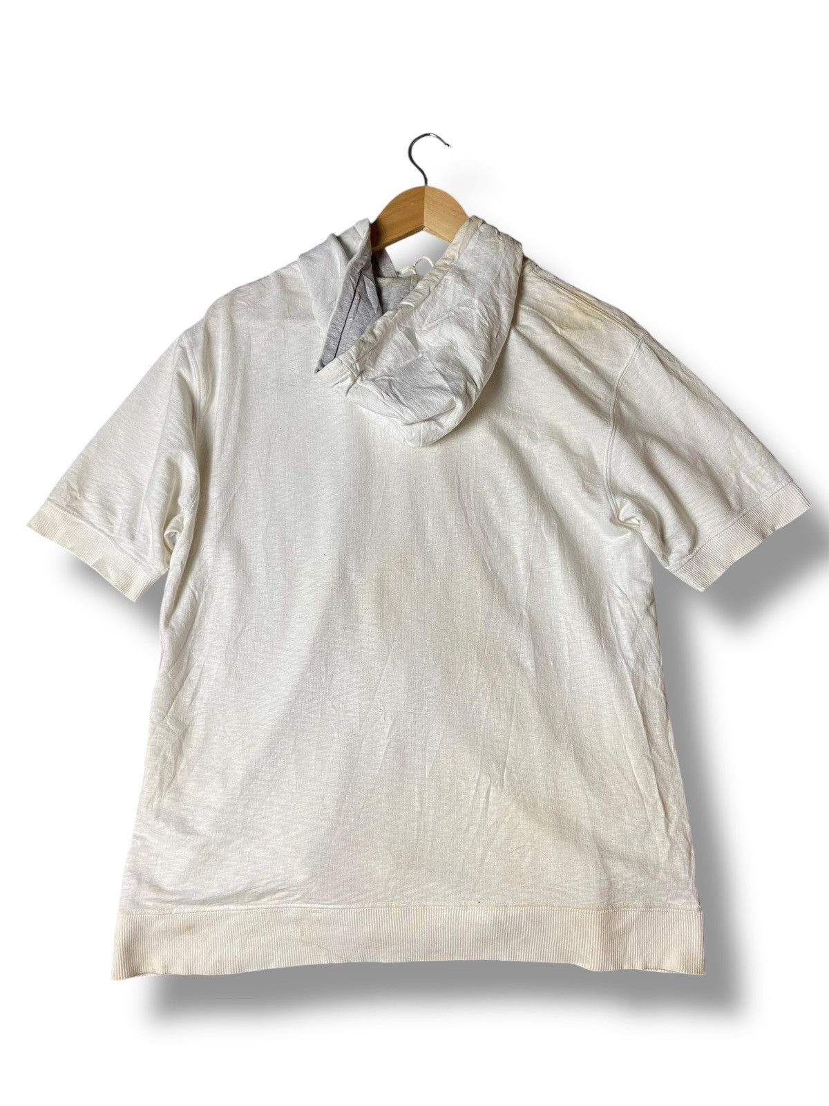 Japanese Brand Hovering Short Sleeve Full Zip Hooded Jacket (147) Size US XS / EU 42 / 0 - 5 Thumbnail