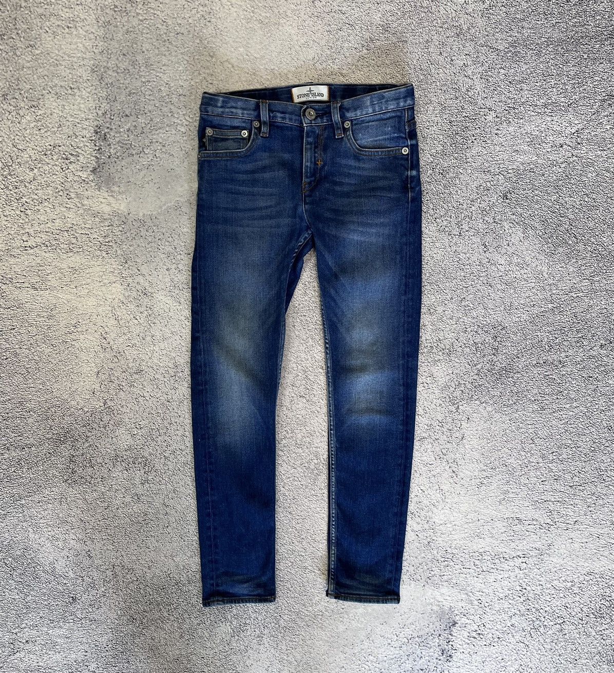 Stone Island Stone Island Junior Logo Patch Kids Jeans Blue Size 8 / 128 Size US 26 / EU 42 - 2 Thumbnail