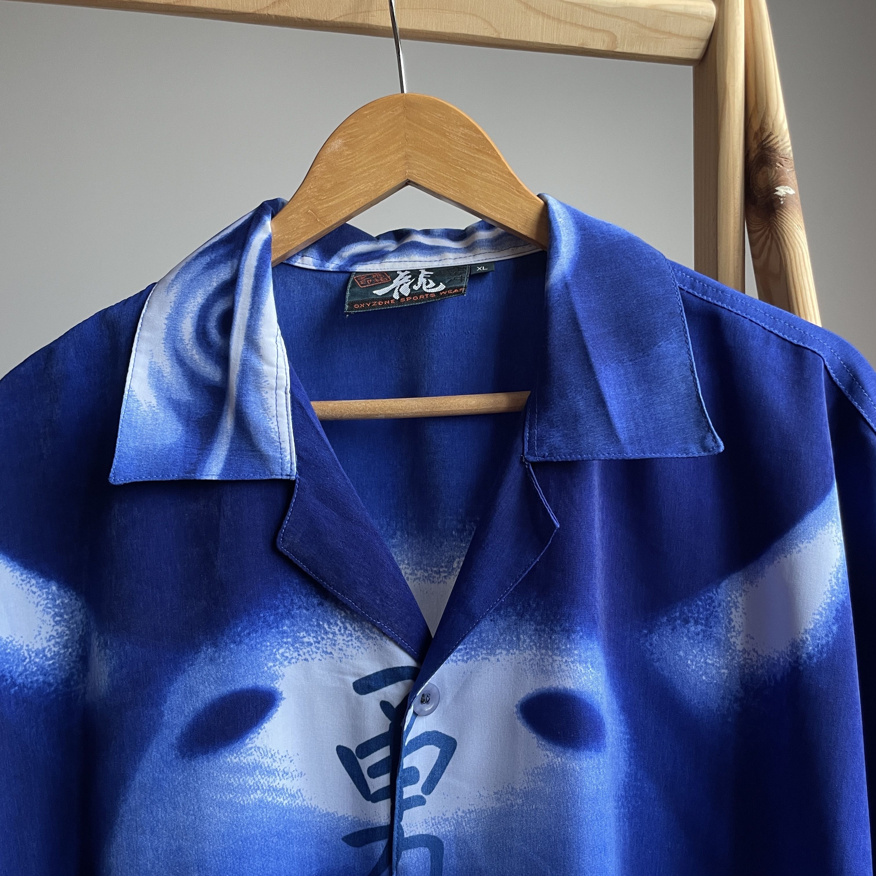 Vintage Oxyzone Samurai Anime Vintage Y2K Camp Collar Shirt Size US XL / EU 56 / 4 - 4 Thumbnail