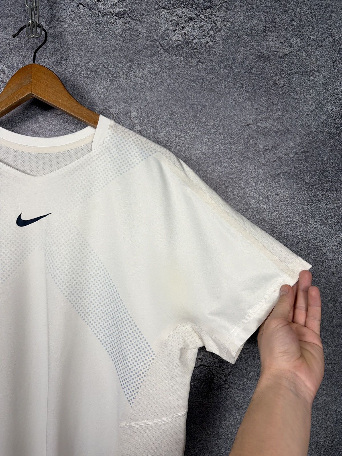 Nike Vintage 2013 Us Open Nike Rafa Nadal T-shirt Jersey Size US L / EU 52-54 / 3 - 8 Thumbnail