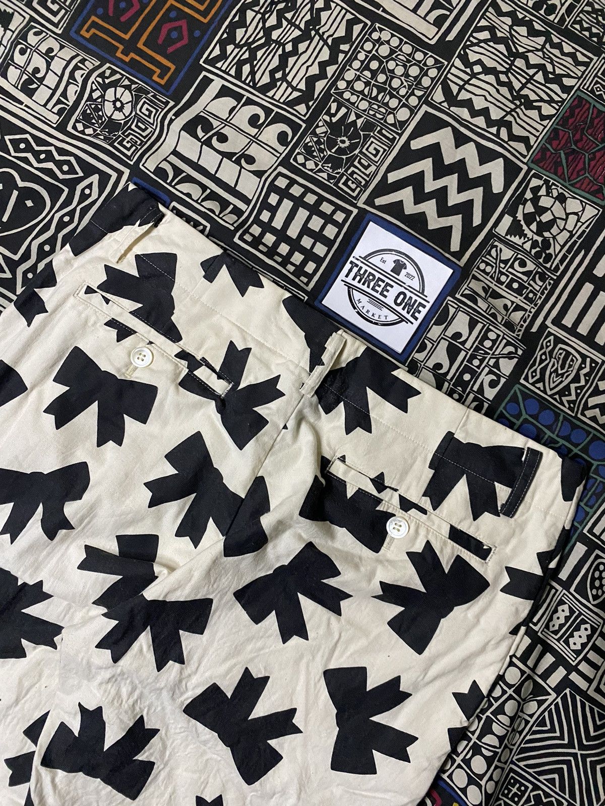 Comme des Garcons TRICOT COMME DES GARCONS AD06 PRINT PANTS Size US 31 - 7 Thumbnail