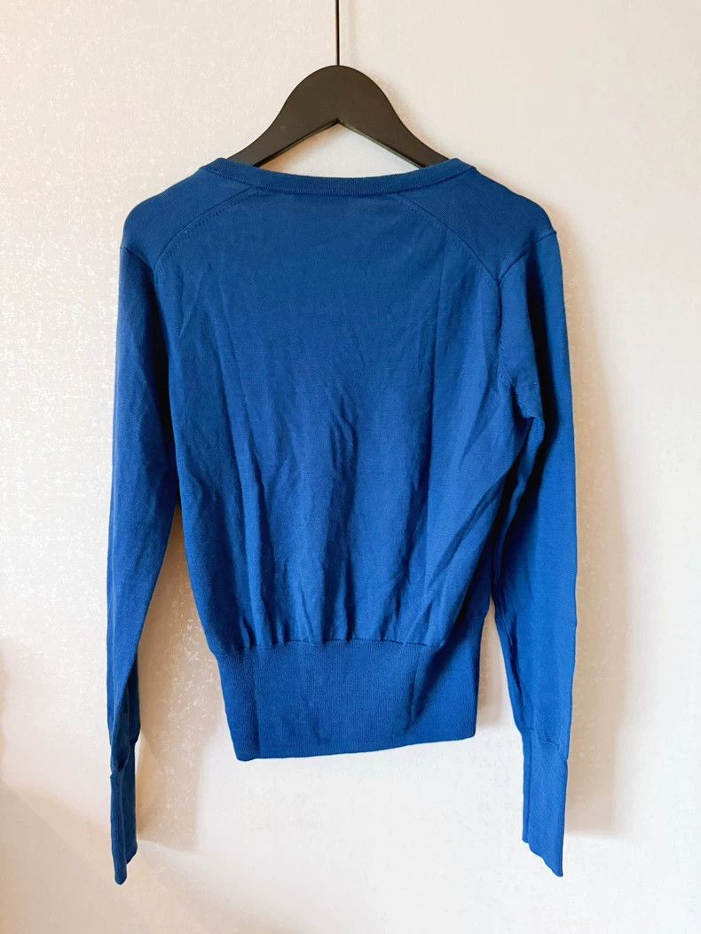 Vivienne Westwood Vivienne Westwood size3 Clayblue knit cardigan Size L / US 10 / IT 46 - 8 Thumbnail