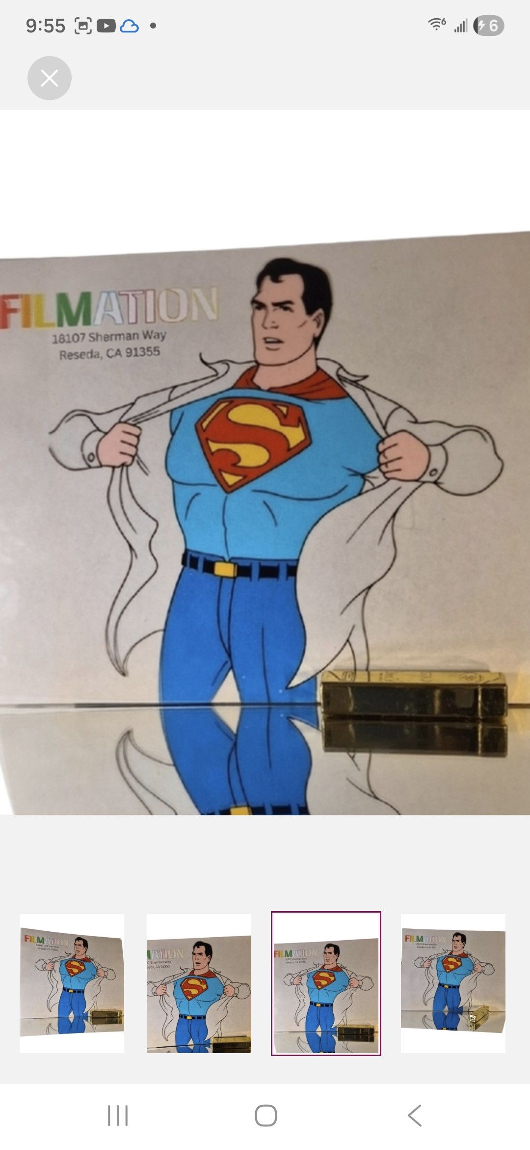 Other SUPERMAN Animation Cel Print - SUPERFRIENDS F1. Size ONE SIZE - 1 Thumbnail