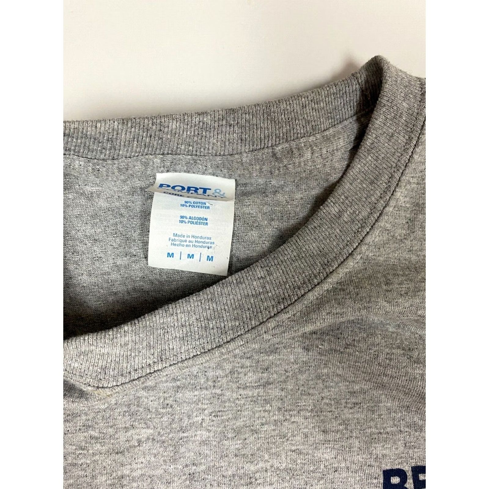 Port & Company Positive mens Shirt Medium gray Be Well Be U Port & Company T-Shirt Crew Neck Short Sleeve Cotton Logo Anime 90s? Size US M / EU 48-50 / 2 - 4 Thumbnail