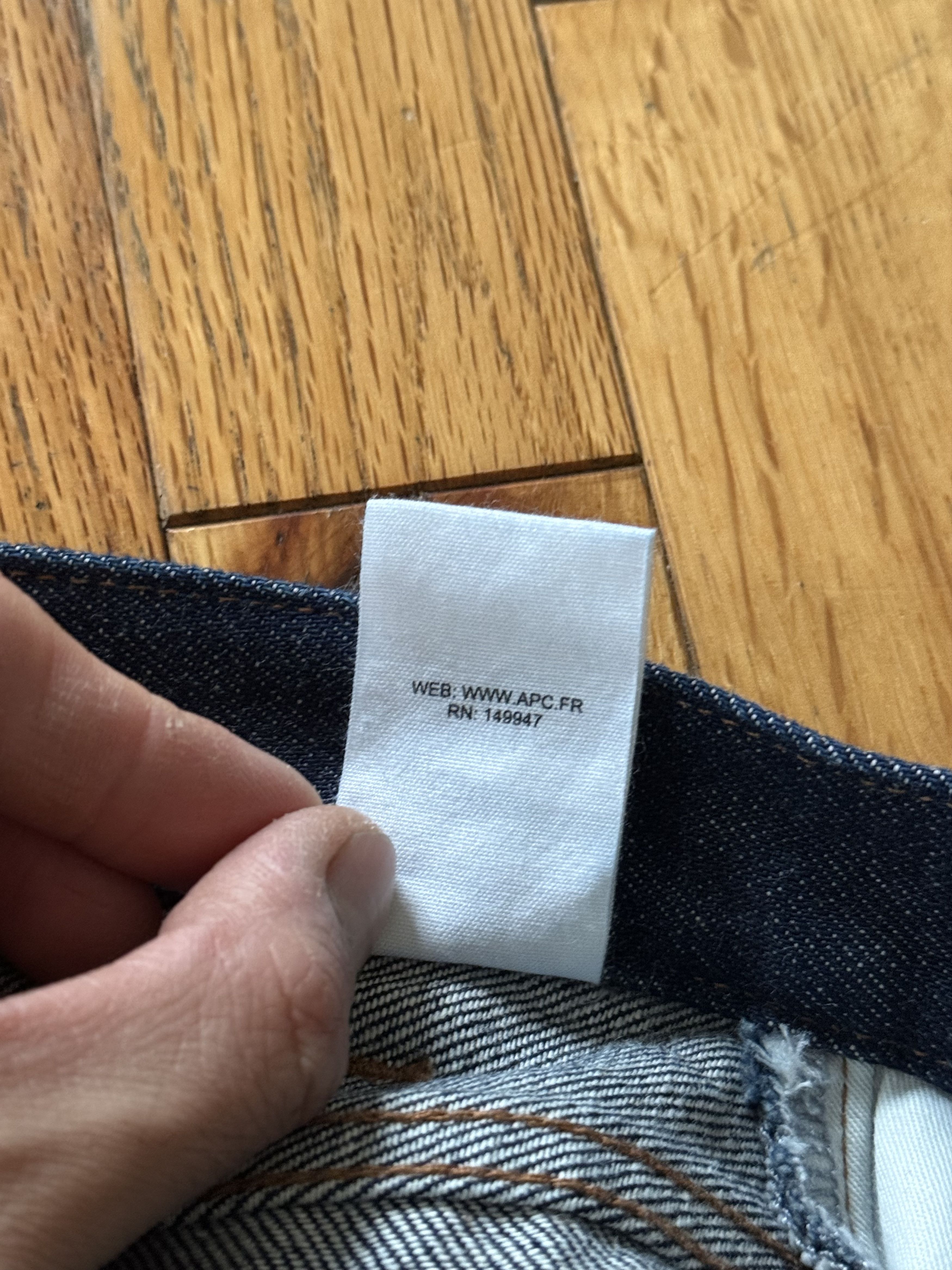 A.P.C. × JJJJound APC x JJJJOUND Petit Standard Denim Size US 32 / EU 48 - 6 Thumbnail