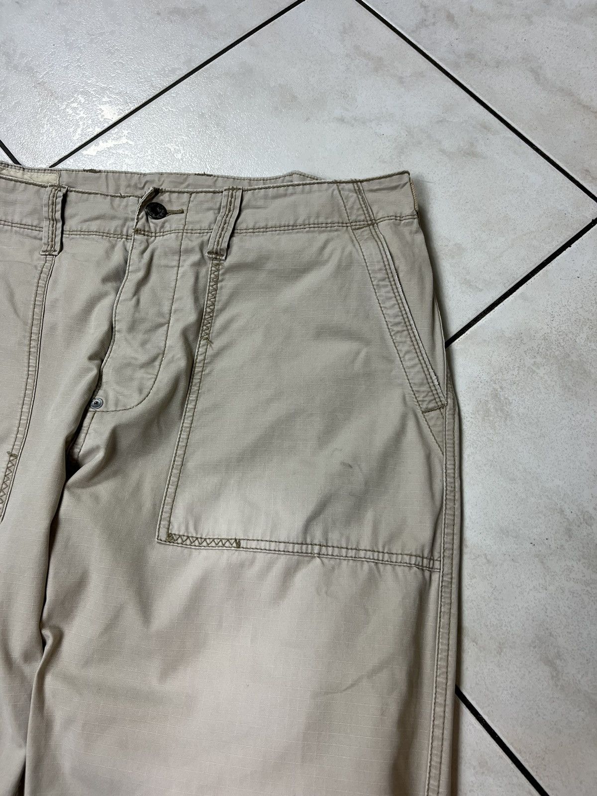 Polo Ralph Lauren × Ralph Lauren × Vintage Vintage Ralph Lauren distressed washed thrashed cargo pants Size US 34 / EU 50 - 8 Thumbnail