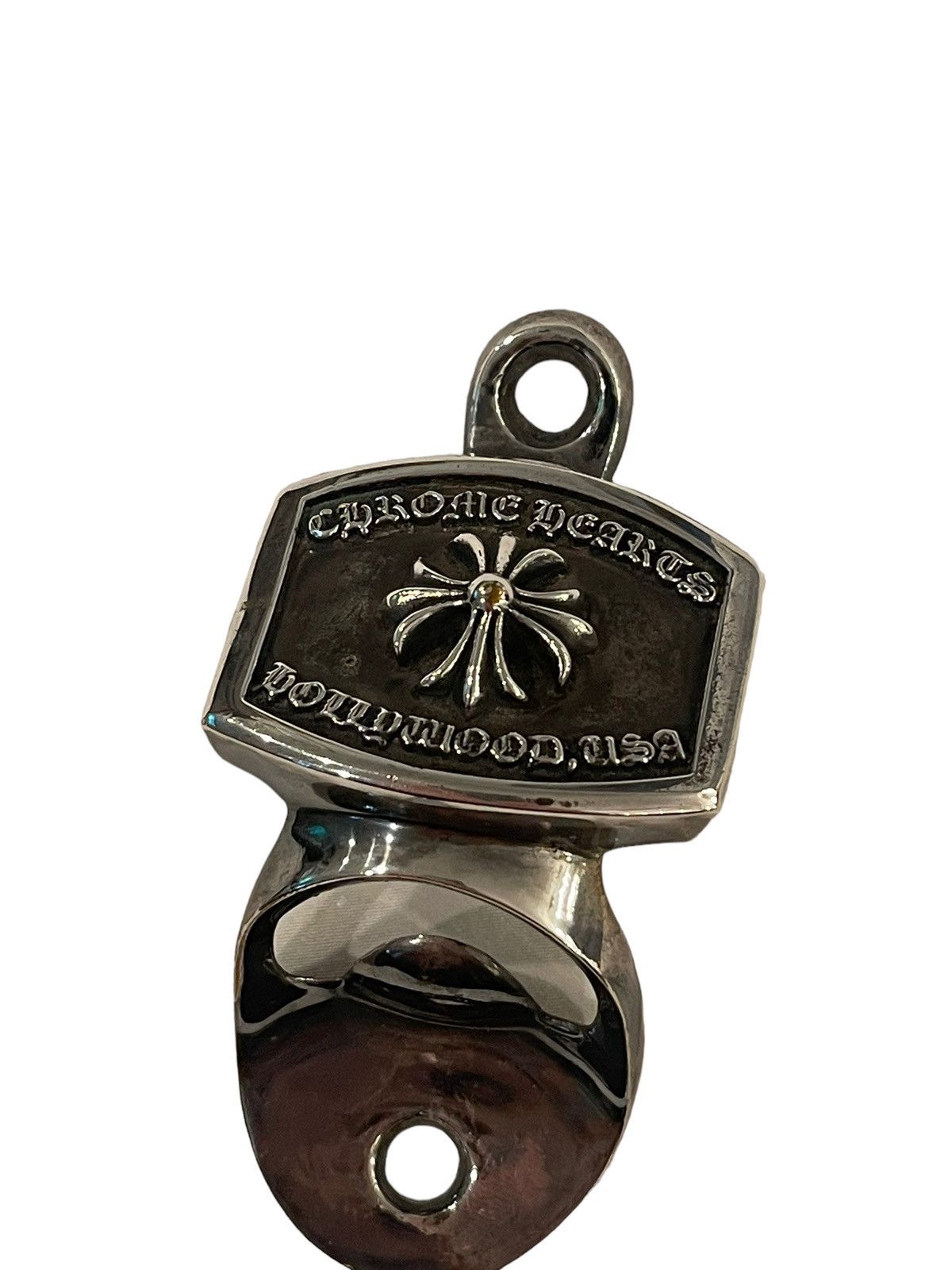 Chrome Hearts Mini Plus Motif Wall Mounted Sterling Silver Bottle Opener Size ONE SIZE - 2 Thumbnail