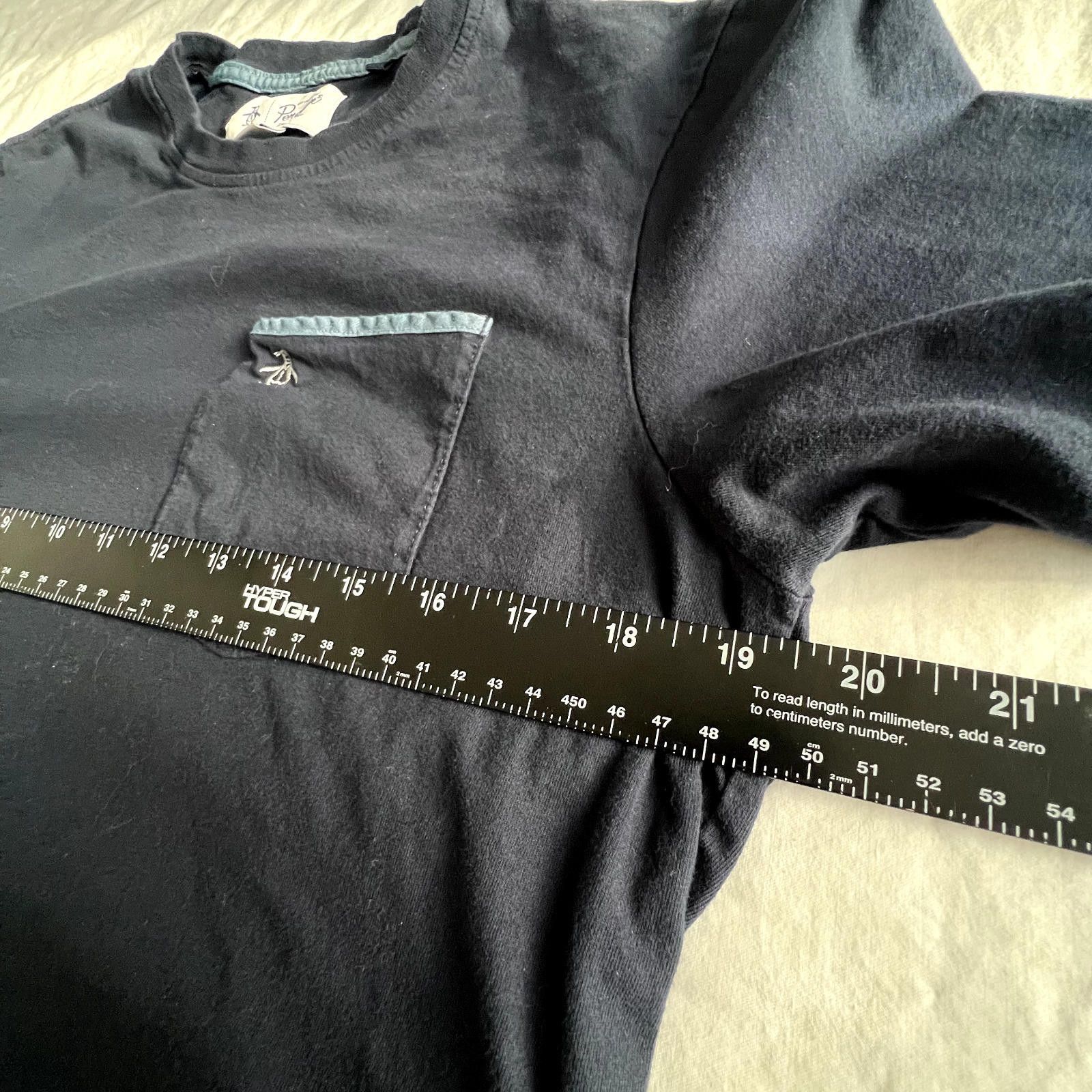 Original Penguin Original Penguin T-Shirt Navy Pocket Logo Mens Sz L Size US L / EU 52-54 / 3 - 5 Thumbnail