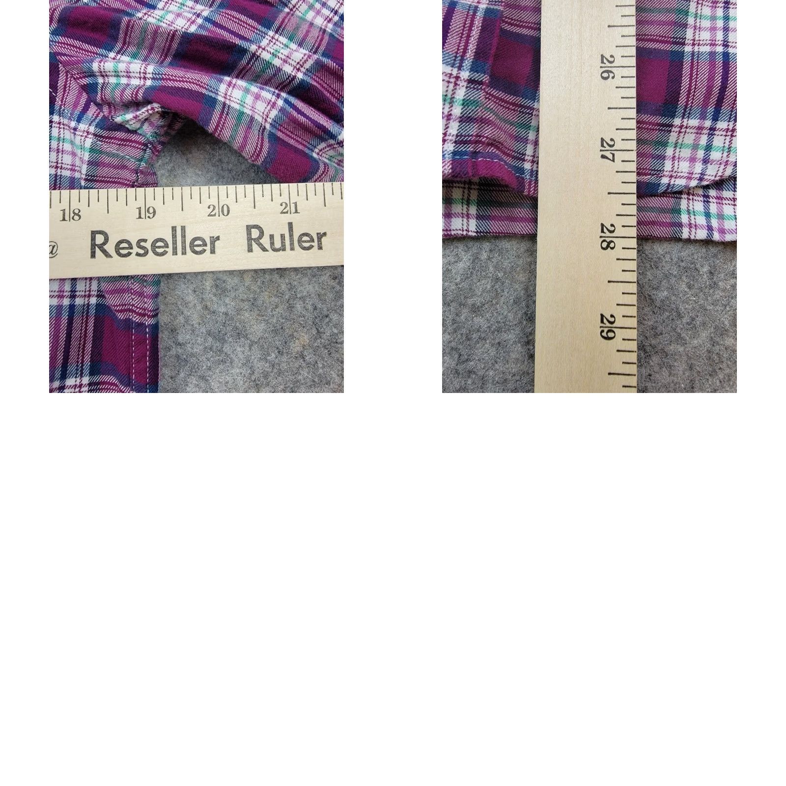 Lacoste Lacoste Button-Up Shirt Mens Small Regular Fit Long Sleeve Purple Green Plaid Shirt Size US S / EU 44-46 / 1 - 8 Thumbnail