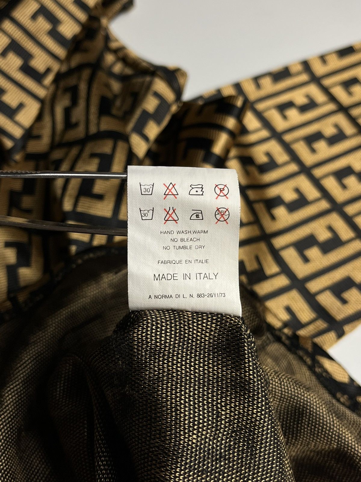 Fendi Vintage Fendi Zucca Monogram Shirt Size M / US 6-8 / IT 42-44 - 11 Thumbnail