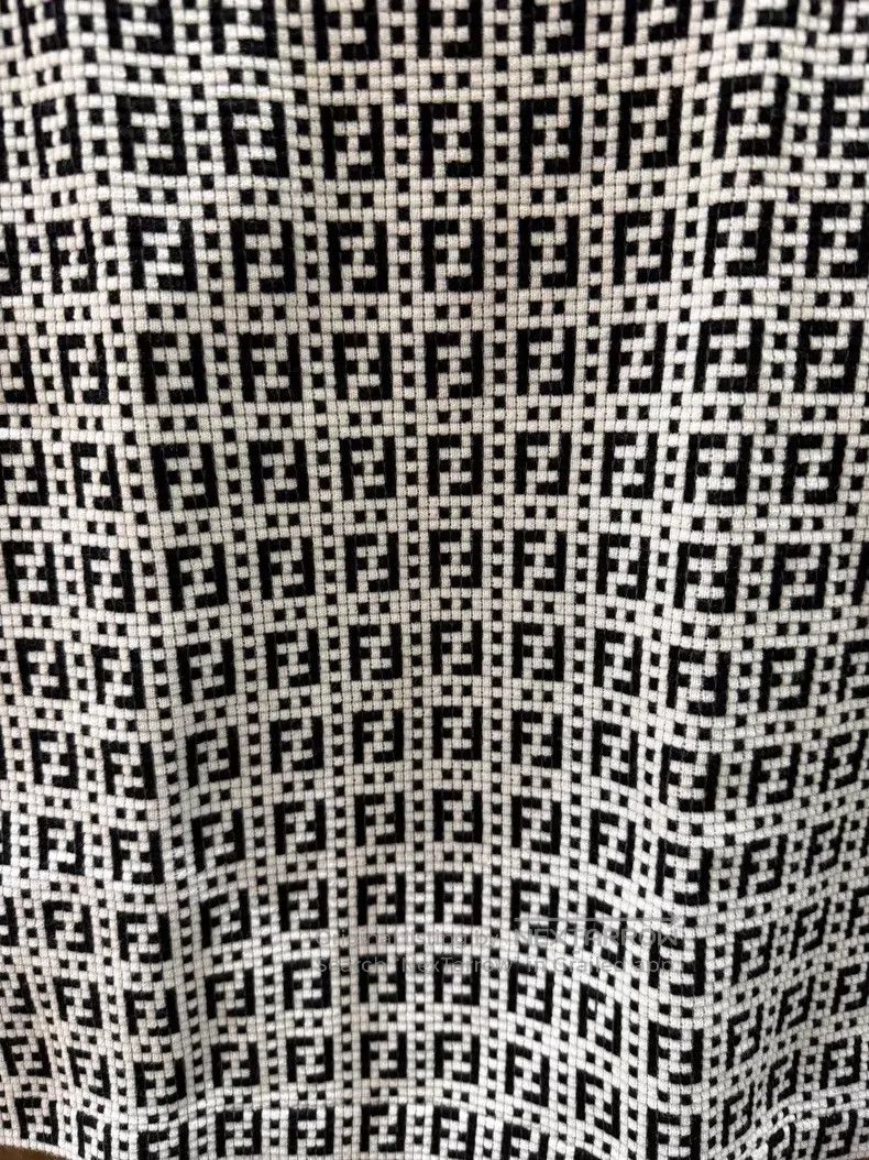 Fendi Fendi Black and White Logo Knit Vest Size XS / US 0-2 / IT 36-38 - 3 Thumbnail