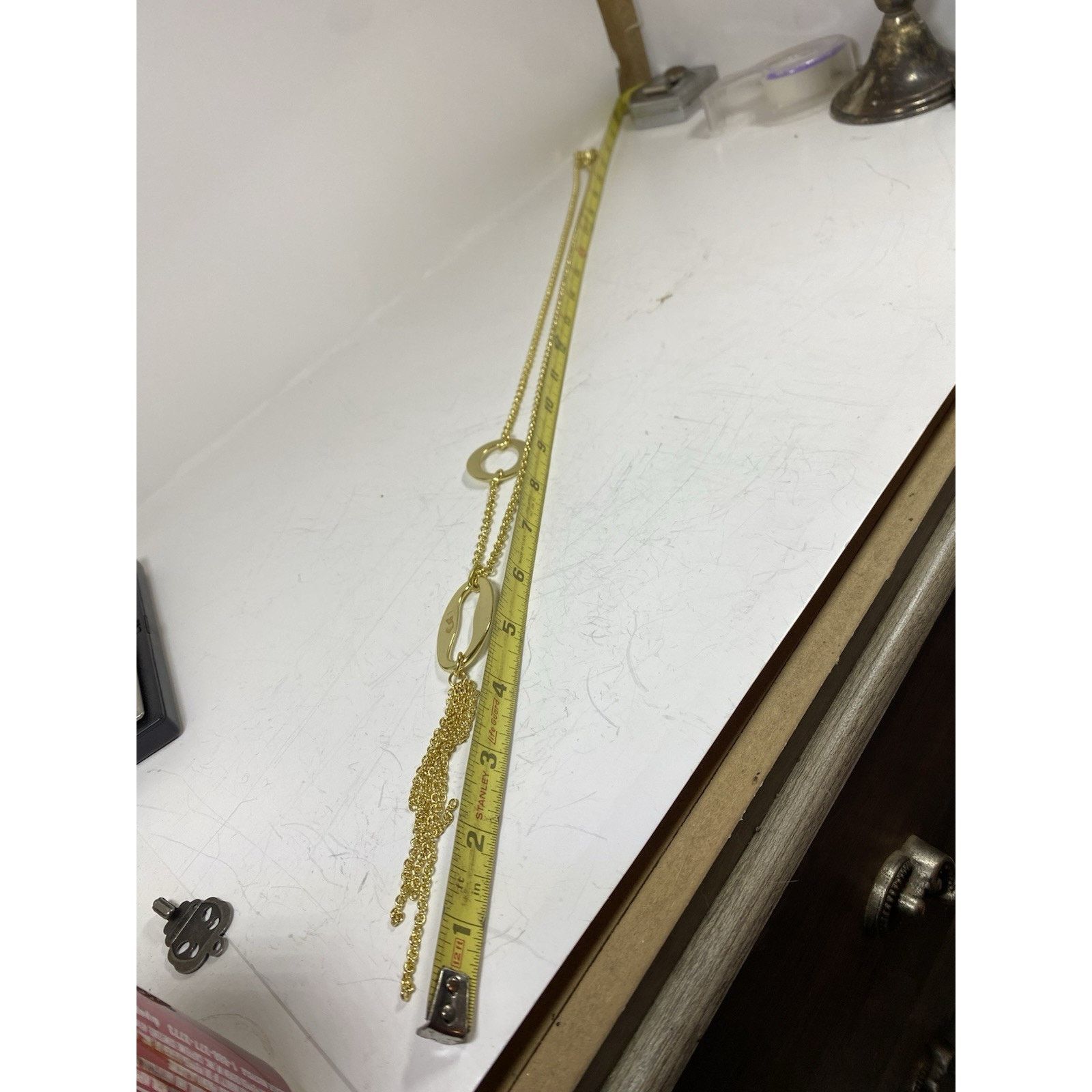 Other 1AR Unoaerre Long Gold Toned Chain Necklace Size ONE SIZE - 5 Thumbnail