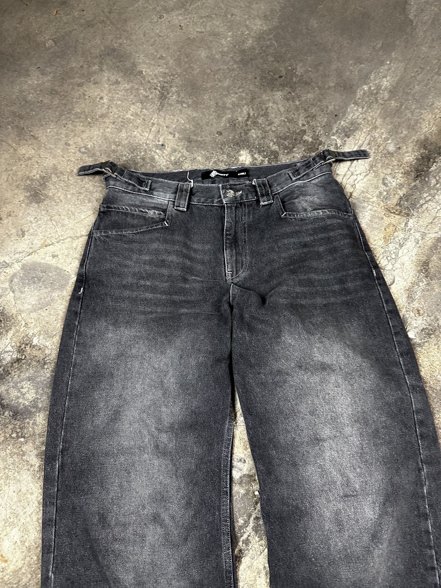 Other Vicinity Stonewashed Oversized Denim Pants Size US 30 / EU 46 - 3 Thumbnail