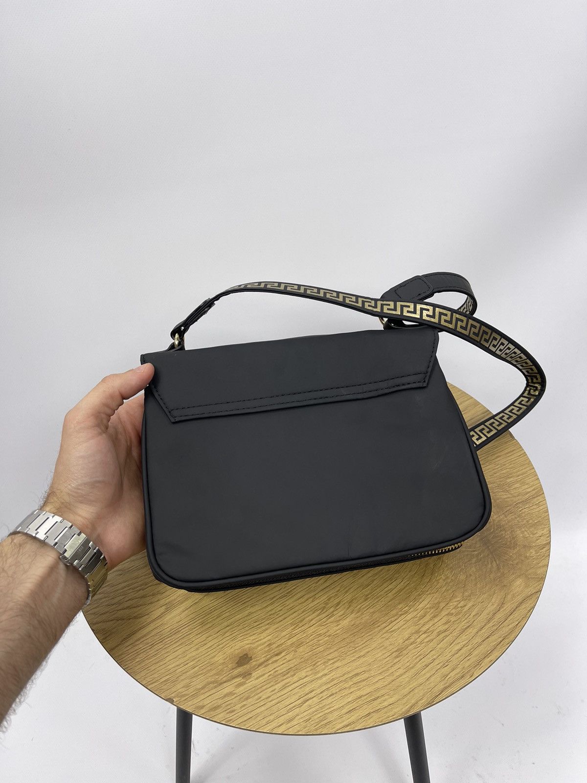 Versace Versace Fragrance Crossbody Bag Vegan Leather Small Size Size ONE SIZE - 4 Thumbnail