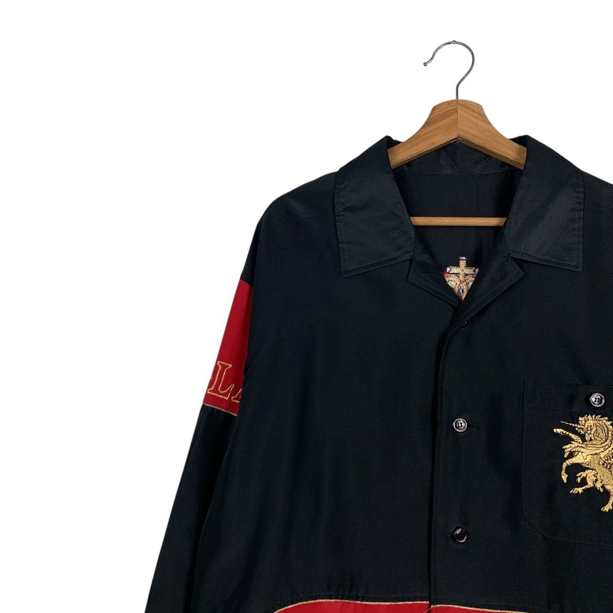 Japanese Brand NEW ENGLAND Embroidery Big Logo Button Jacket #2035-C88 Size US L / EU 52-54 / 3 - 7 Thumbnail