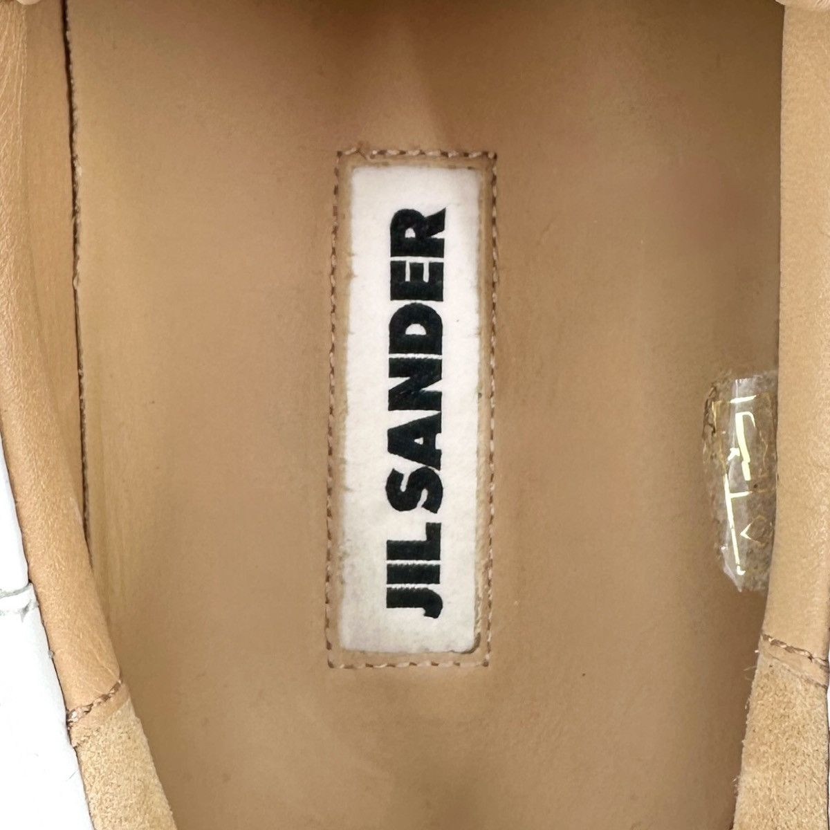 Jil Sander "Olona" White Leather Platform Sneakers sz 41 Size US 8 / EU 41 - 8 Thumbnail