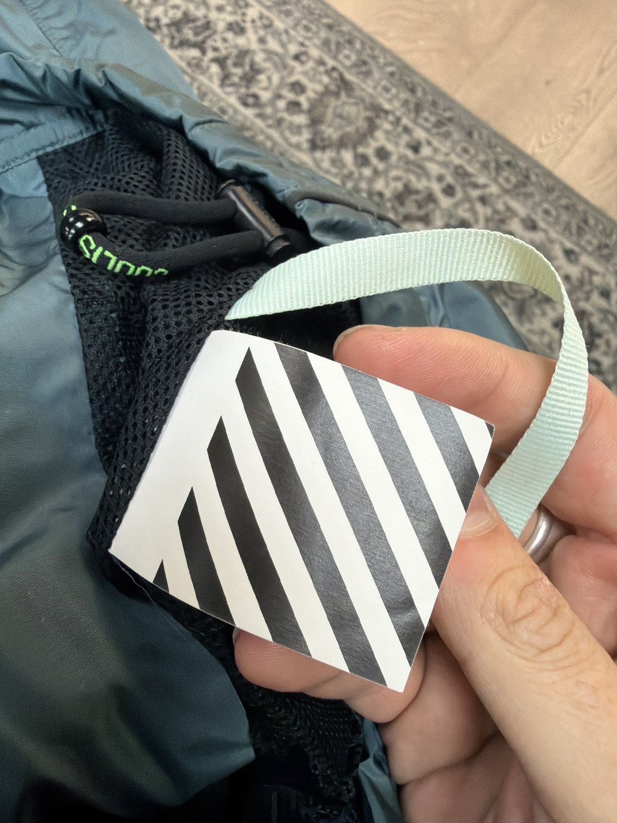 Off-White Off white arrows track jacket teal Size US S / EU 44-46 / 1 - 7 Thumbnail