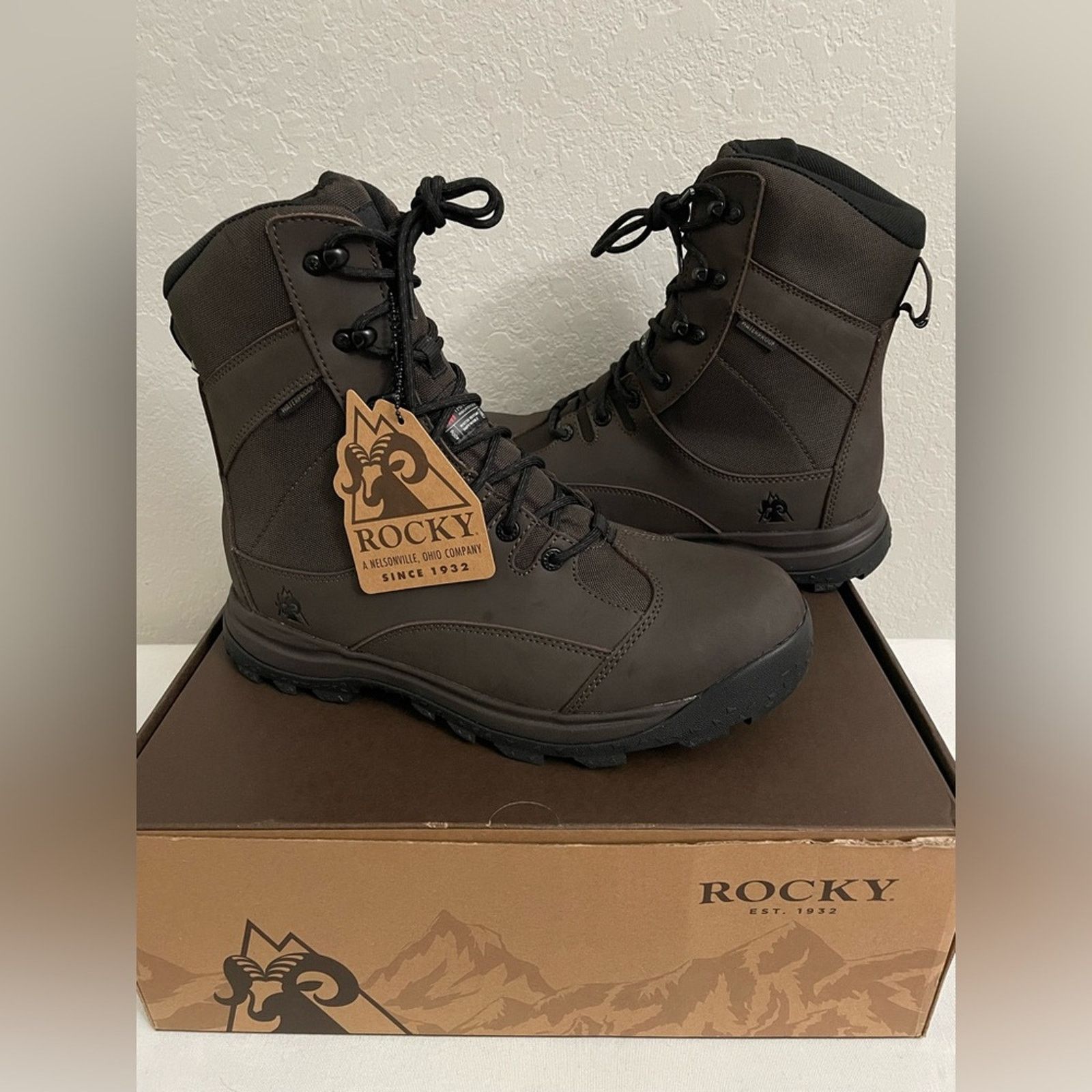 ROCKY Wildcat 400G Insulated Hunting Boot Brown Men 12M