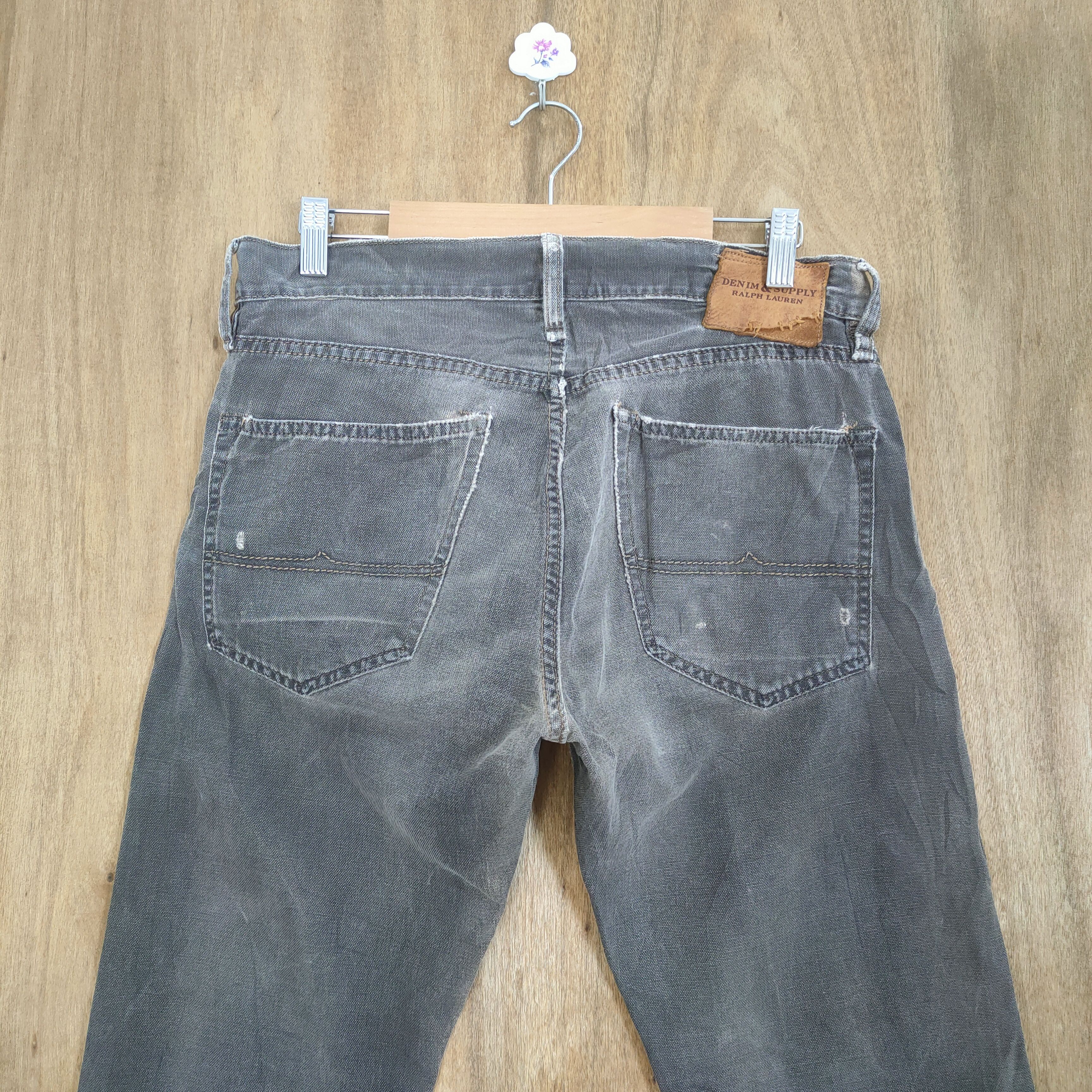 Ralph Lauren VINTAGE RALPH LAUREN BUTTONFLY FADED BROWN JEAN DENIM PANTS Size US 30 / EU 46 - 8 Thumbnail