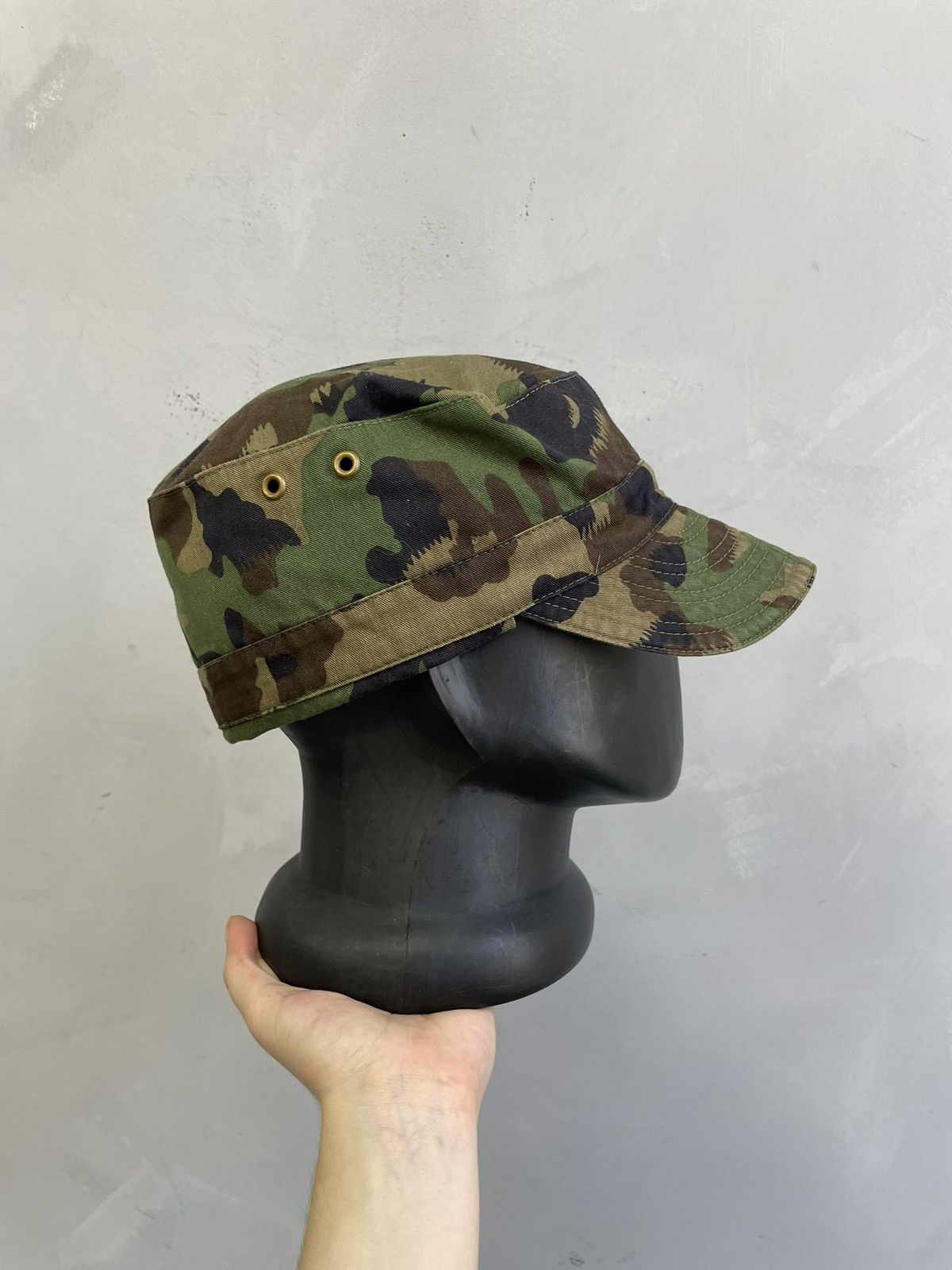 Japanese Brand Military camo cap army style vintage rare y2k Size ONE SIZE - 8 Thumbnail