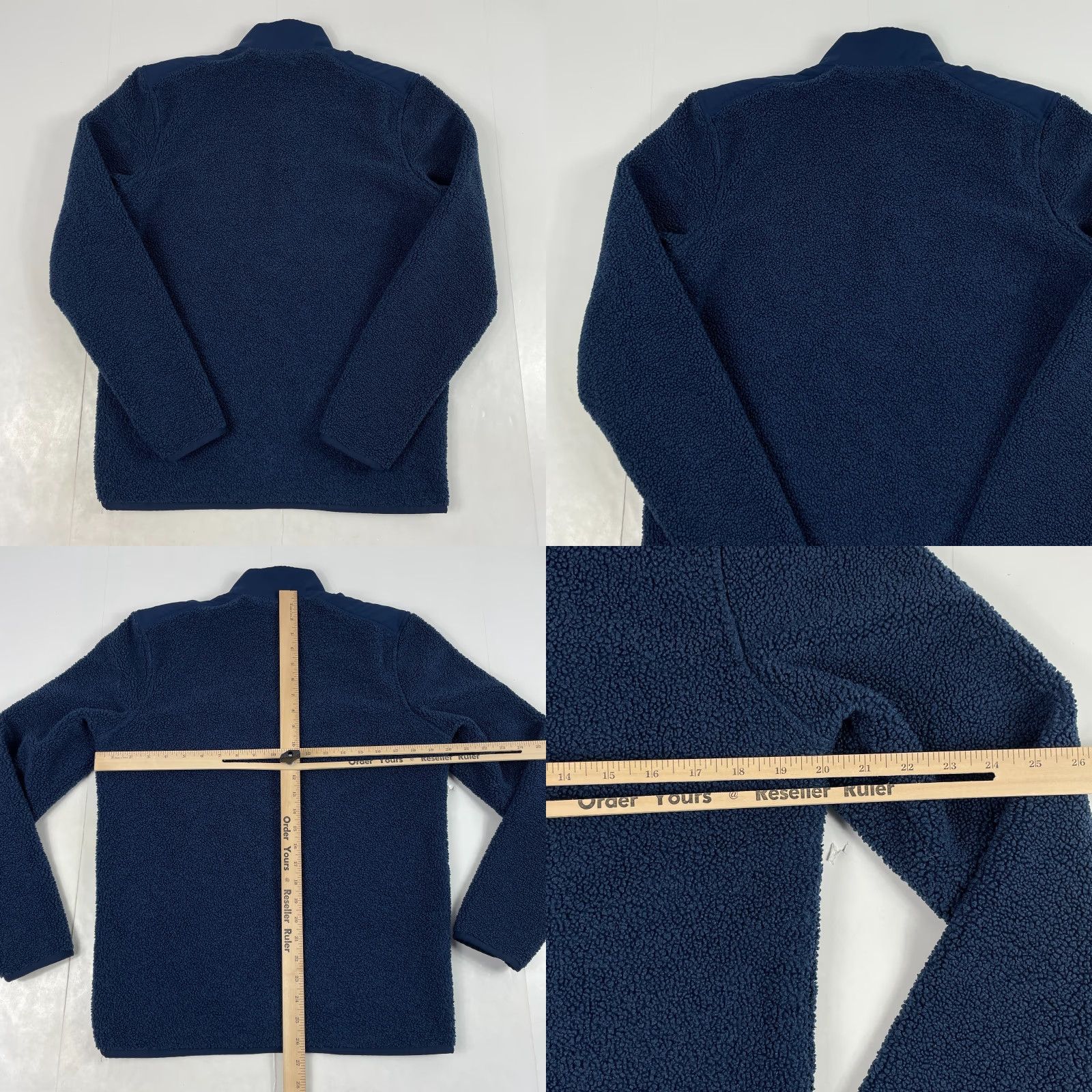 Under Armour Under Armour Sweater Mens Small Blue Sherpa Fleece 1/4 Snap Pullover Golf Golfer Shirt Size US S / EU 44-46 / 1 - 8 Thumbnail