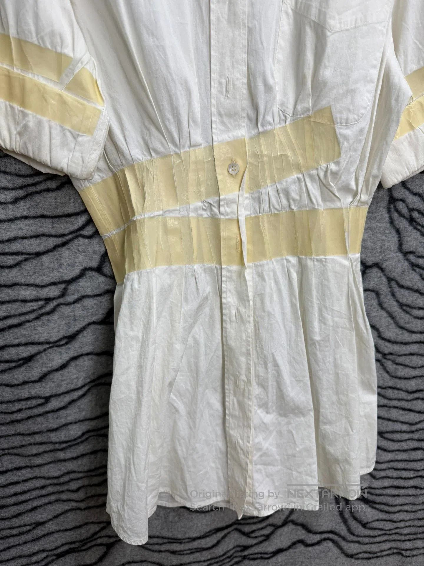 Maison Margiela Maison Margiela 09AW Cinched Waist Shirt. Size M / US 6-8 / IT 42-44 - 4 Thumbnail
