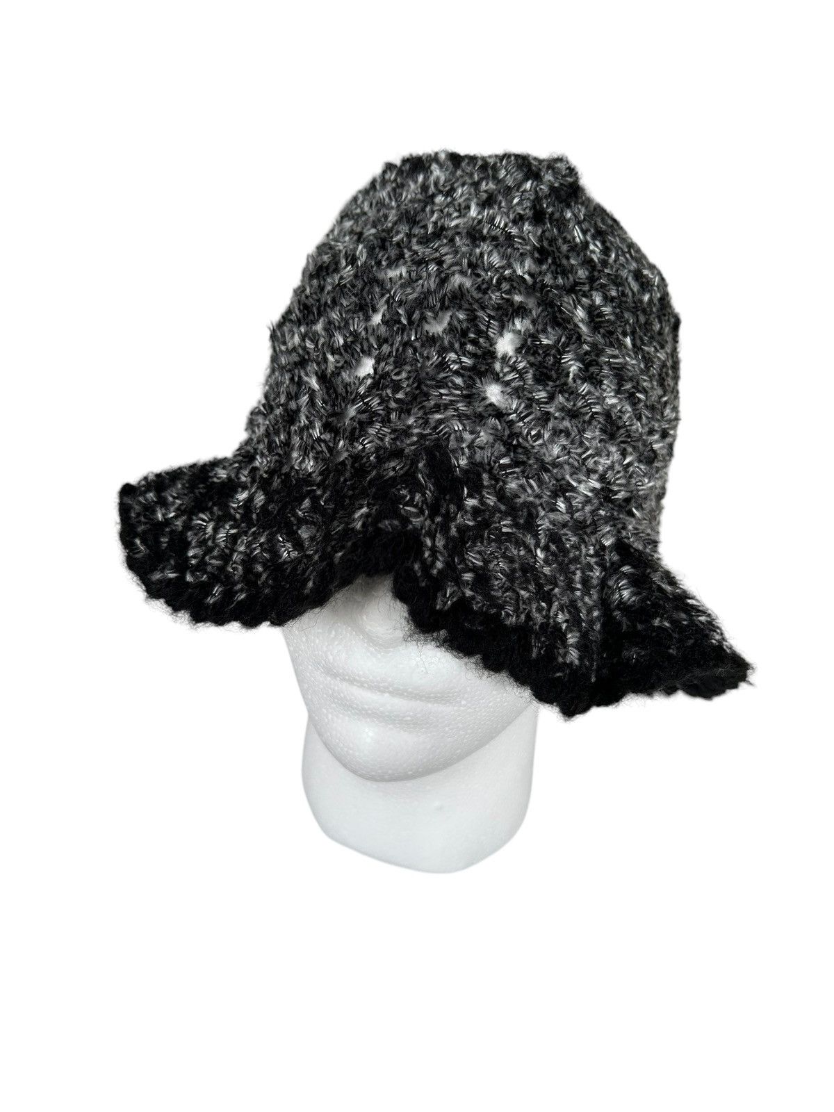 Japanese Brand Crochet Knitted CF Made in Italy Bucket Hats Size ONE SIZE - 3 Thumbnail