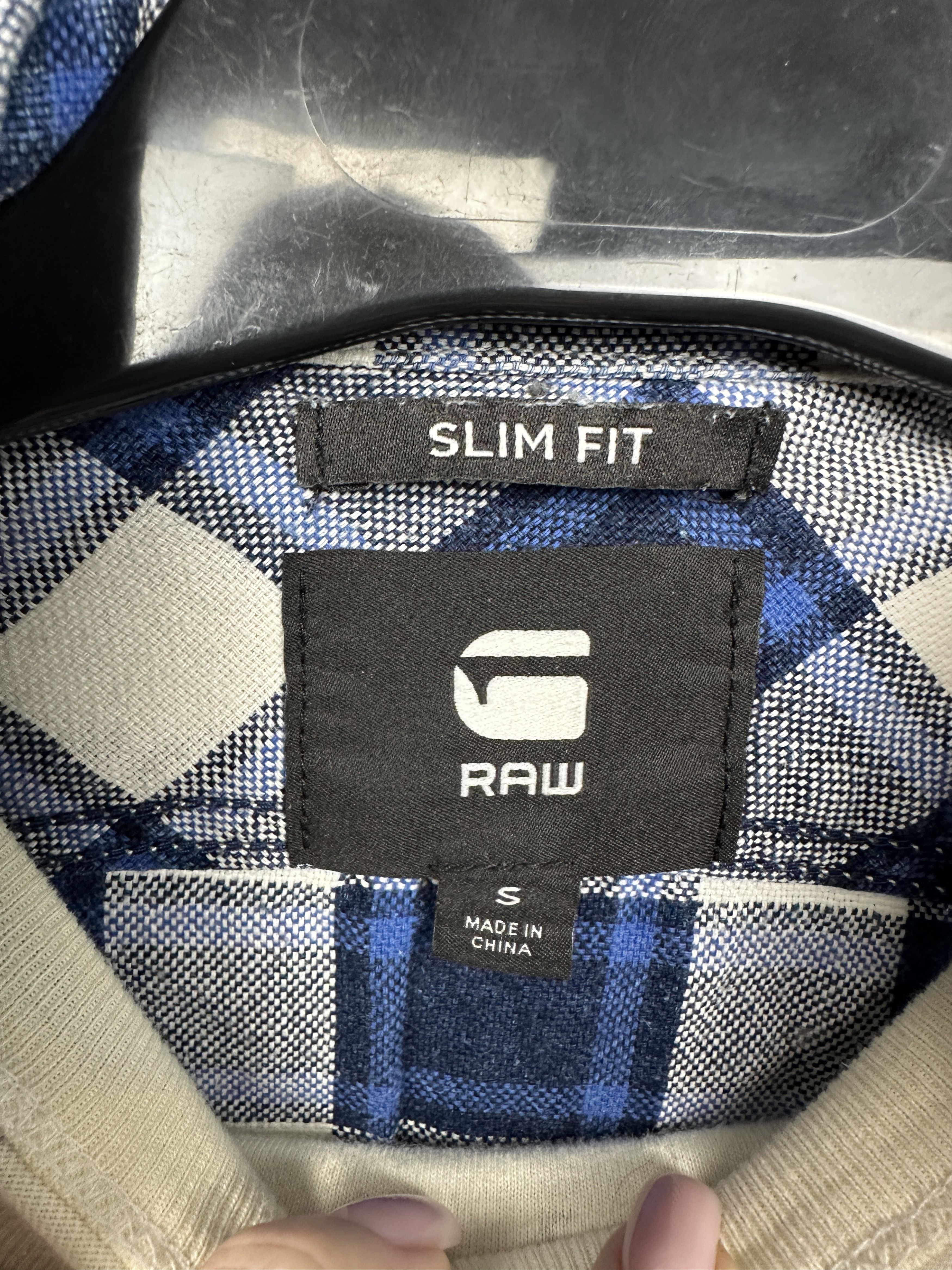 G-Star G Star Raw 3301 Mens Flannel Plaid Shirt Size US S / EU 44-46 / 1 - 3 Thumbnail