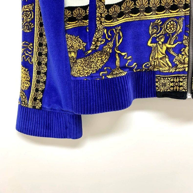 Versace Versace Baroque print zippered baseball uniform long sleev Size US L / EU 52-54 / 3 - 7 Thumbnail