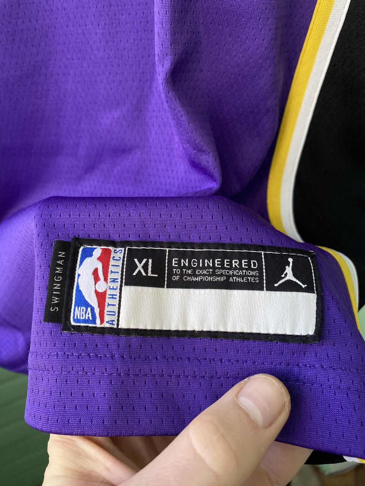 Jordan Brand #23 James L.A.Lakers Jordan Brand NBA Basketball Jerseys Size US XL / EU 56 / 4 - 6 Thumbnail