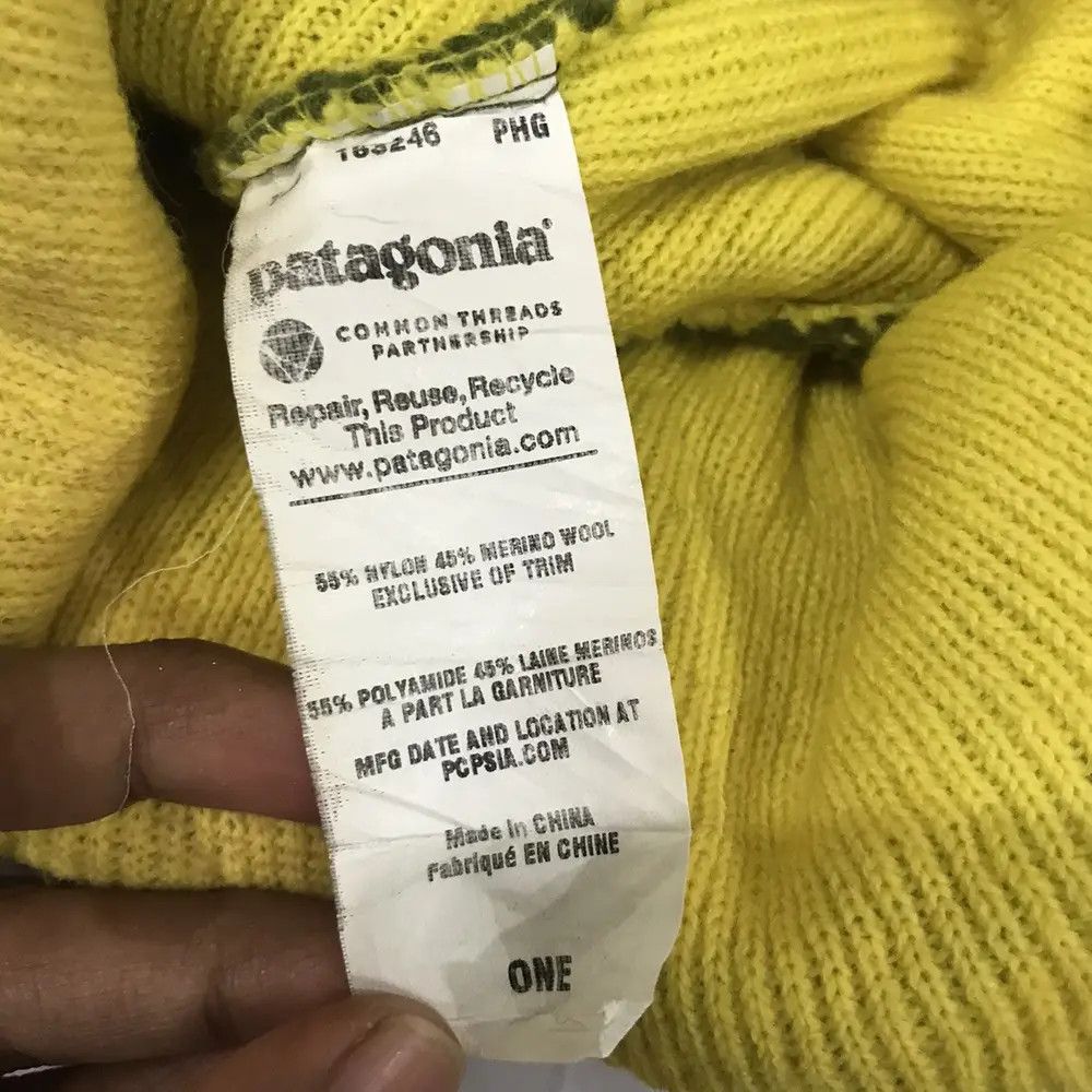 Patagonia × Vintage Patagonia Spellout Bobble Beanie Hat Size ONE SIZE - 6 Thumbnail