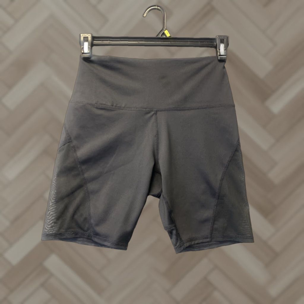 Vintage Zella Biker Cycling Shorts Contender High Rise M Medium Black /120-15 Size 32" / US 10 / IT 46 - 1 Thumbnail