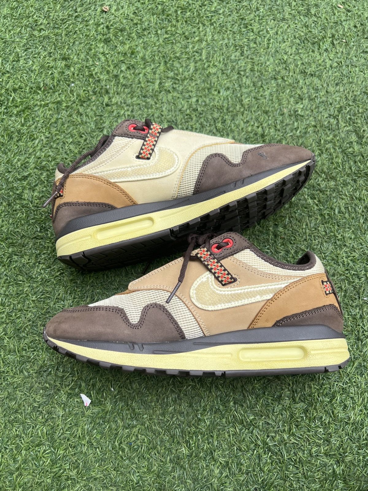 Nike × Travis Scott Nike Travis Scott x Air Max 1 Baroque Brown DO9392-200 Size US 7.5 / EU 40-41 - 3 Thumbnail