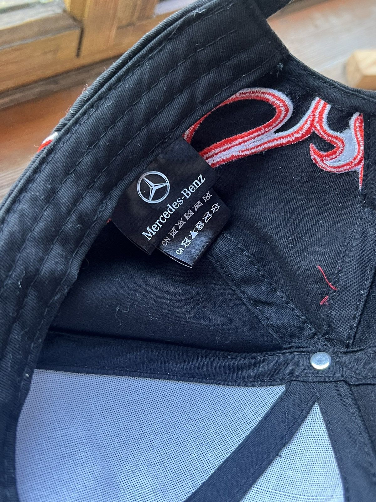Mercedes-Benz Vintage Hat Mercedes Benz Flames Archival Cap Y2K Size ONE SIZE - 17 Thumbnail