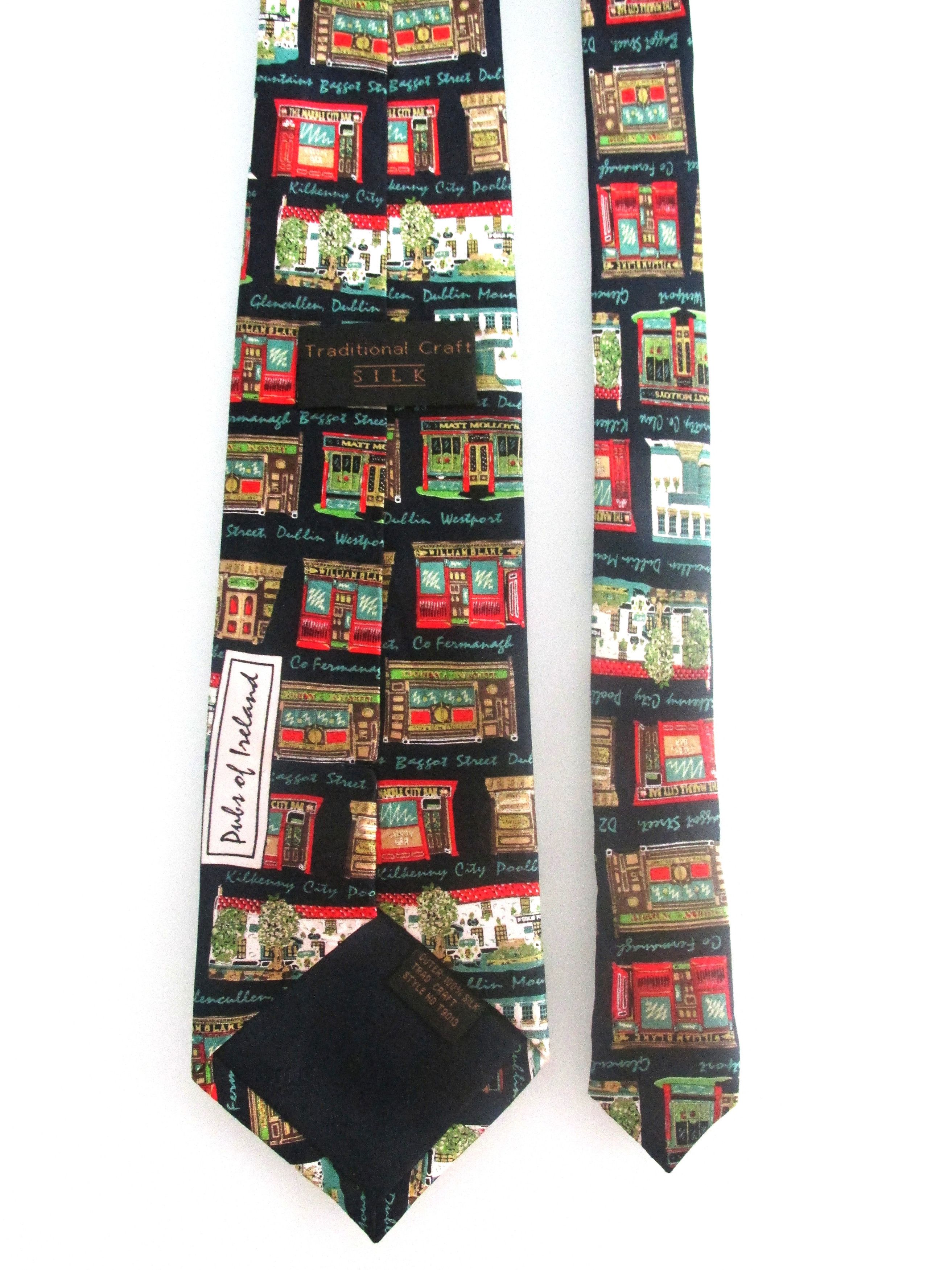 Other Pubs of Ireland (NWOT) Men's Silk Tie Size ONE SIZE - 4 Thumbnail