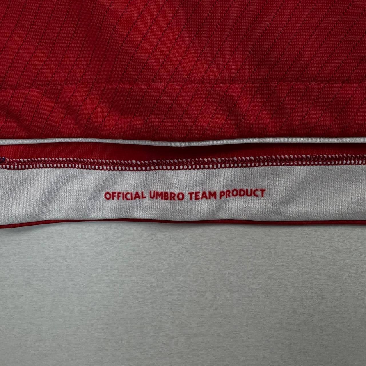 Umbro Linfield FC Umbro Home Shirt Red White Mens Size 3XL Size US XXL / EU 58 / 5 - 8 Thumbnail