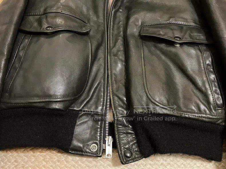 Schott Schott 674 Black Air Force Jacket Size US M / EU 48-50 / 2 - 2 Thumbnail