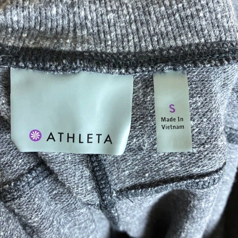 Athleta Athleta Womens Pants Heathered Gray LAX Sweatpant Joggers Small Size S Pockets Elastic Waist Size 28" / US 6 / IT 42 - 4 Thumbnail