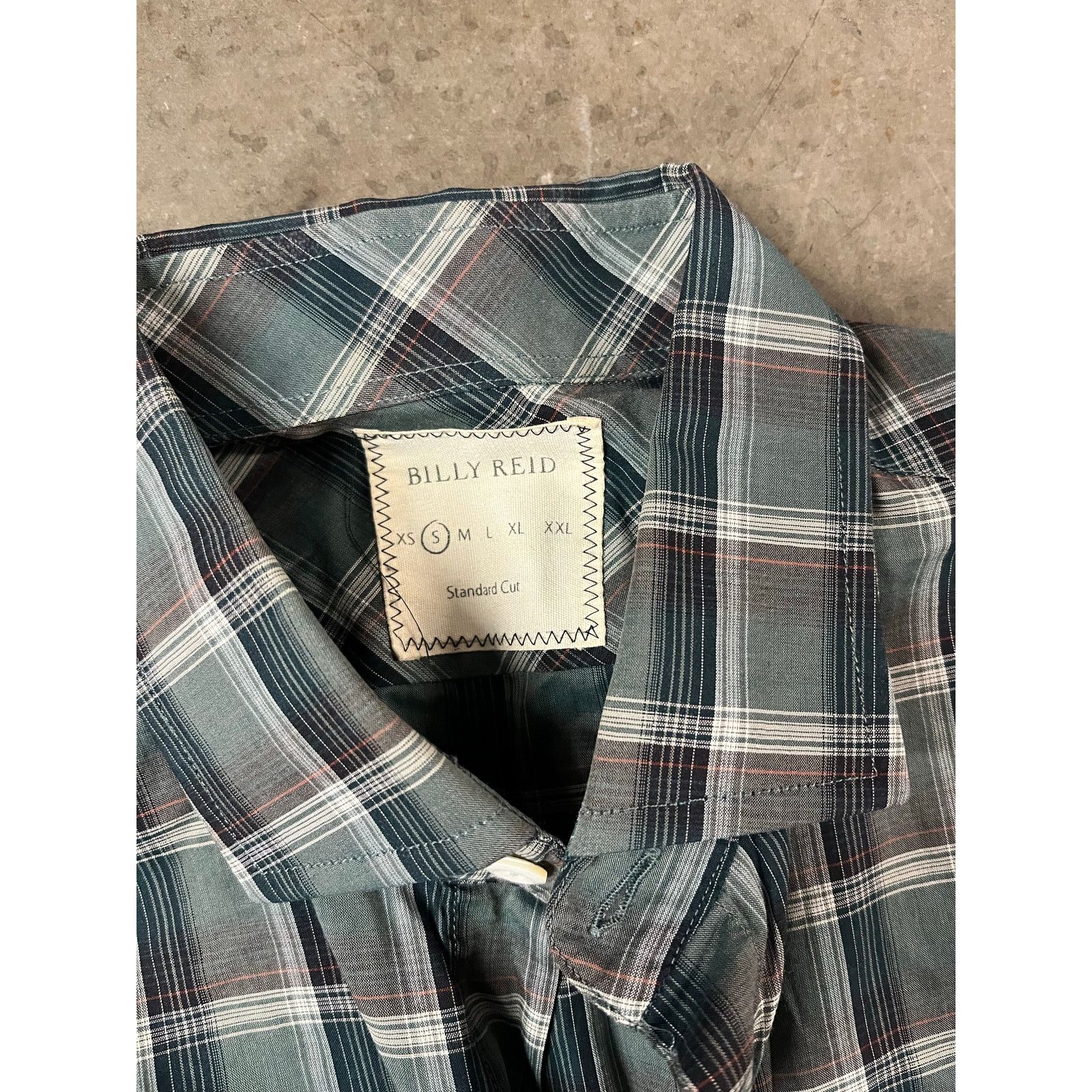 Billy Reid Billy Reid - Standard Cut Plaid Shirt / green / Small Size US S / EU 44-46 / 1 - 4 Thumbnail