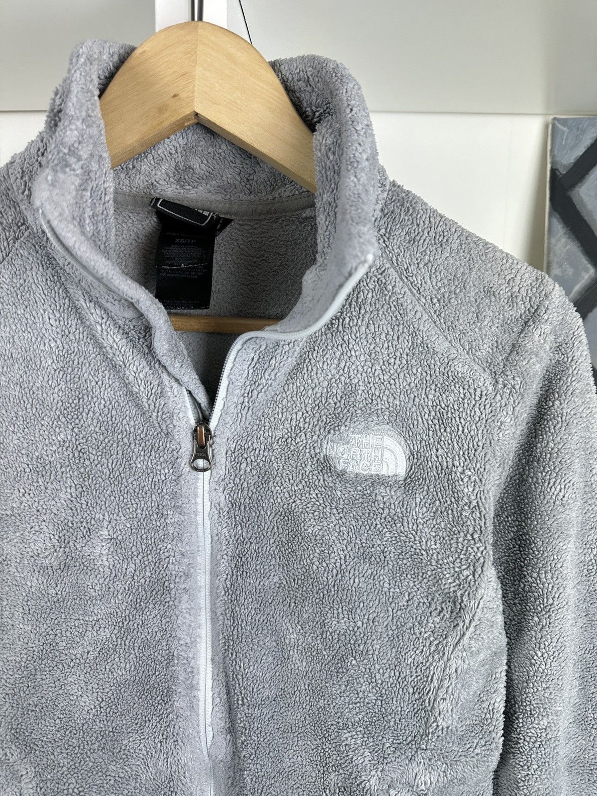 The North Face The North Face super soft grey fleece jacket zip Size S / US 4 / IT 40 - 2 Thumbnail