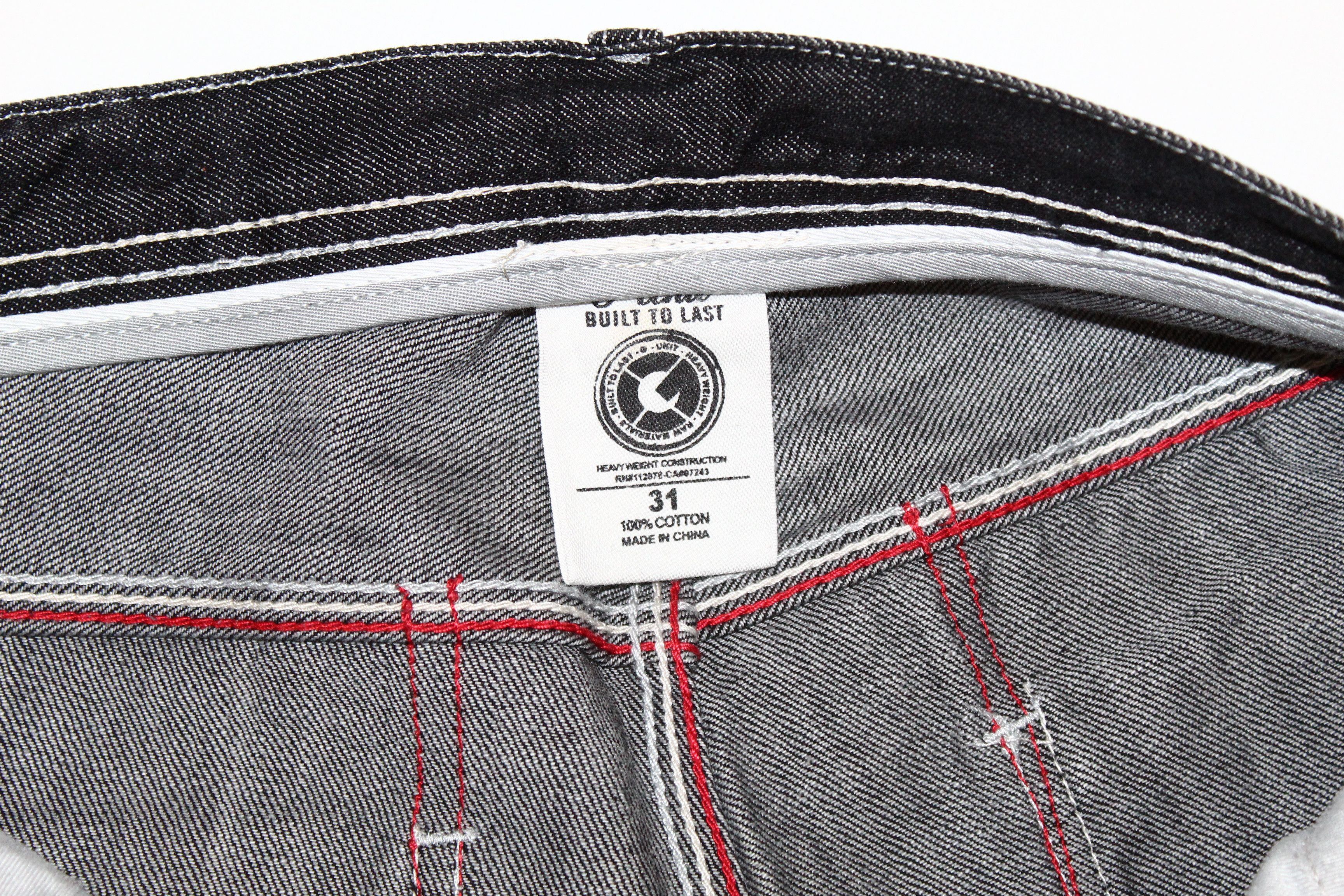 G-Unit 💥VTG💥 G-Unit OG Logo Embroidery Baggy Raw Denim Jeans Size US 32 / EU 48 - 6 Thumbnail