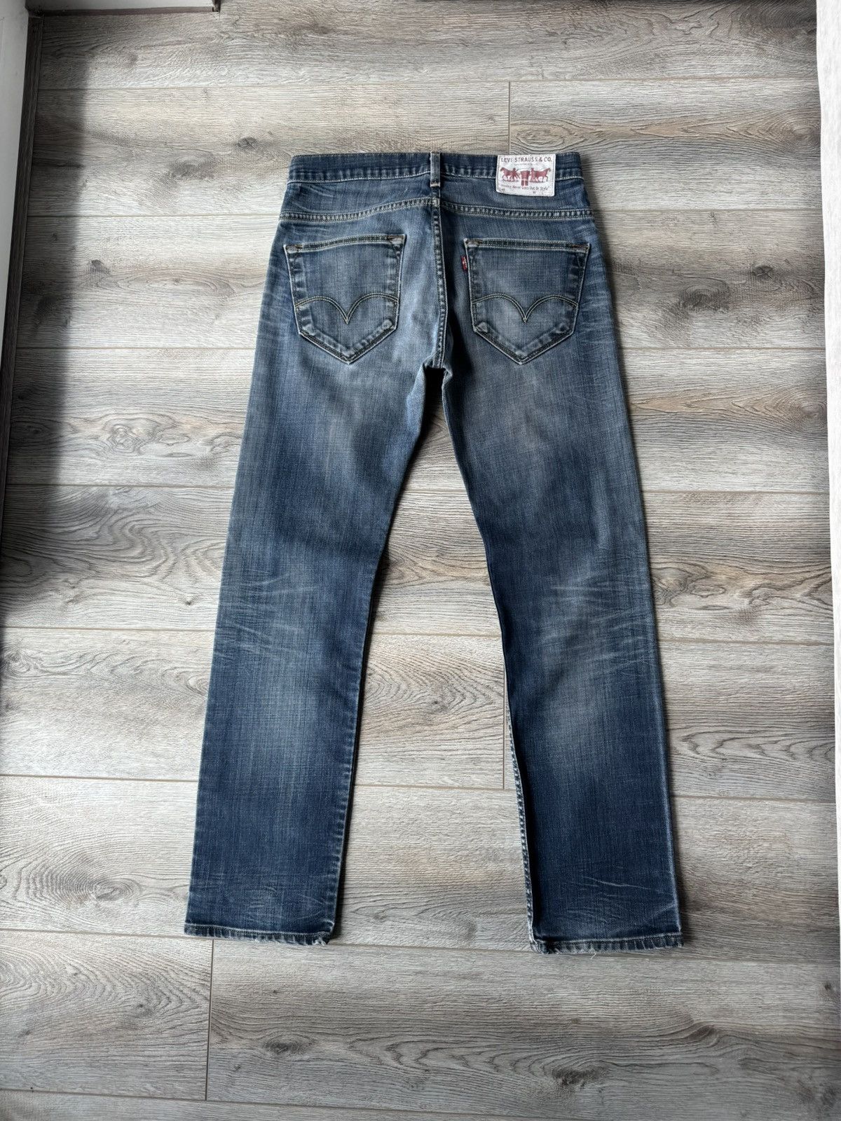 Levi's Vintage 90s Levis Two Horse Patch Men's Blue Jeans Size US 30 / EU 46 - 1 Thumbnail