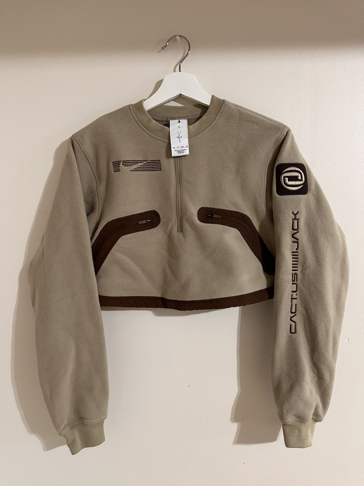 Nike × Travis Scott Nike x Travis Scott Travis Halfzip Crop Sweater Size XS / US 0-2 / IT 36-38 - 1 Thumbnail
