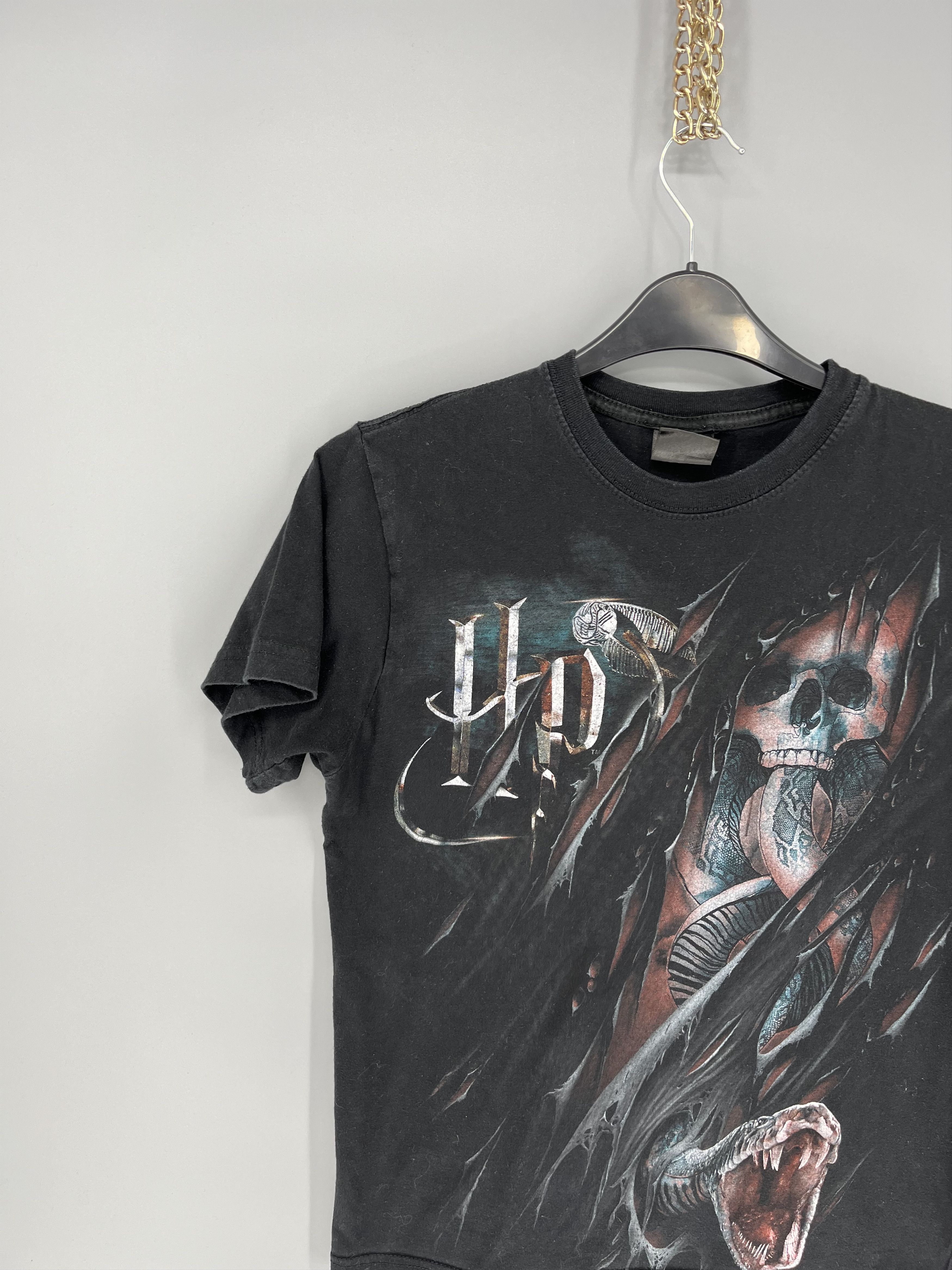 Band Tees Vintage Harry Potter Skulls T-shirt Rock Metal Size S black Size US S / EU 44-46 / 1 - 4 Thumbnail