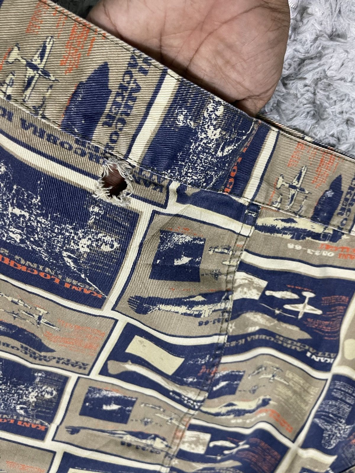 Karl Kani 90s KARL KANI DENIM JACKET FULLPRINT RARE DESIGN DISTRESSED Size US XL / EU 56 / 4 - 21 Thumbnail