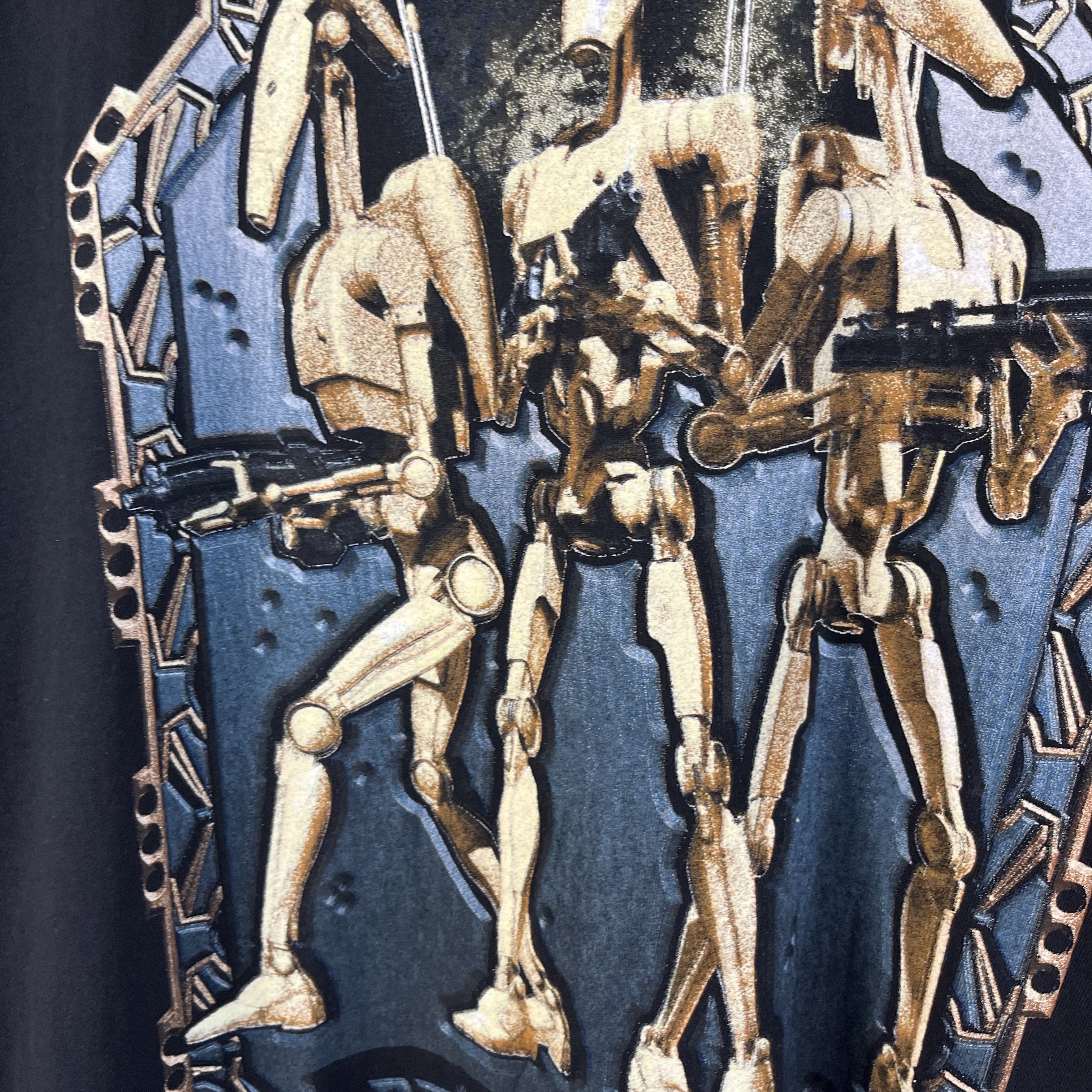 Star Wars VINTAGE 90s STAR WARS EPISODE 1 : BATTLE DROIDS T-SHIRT TEE Size US XL / EU 56 / 4 - 10 Thumbnail