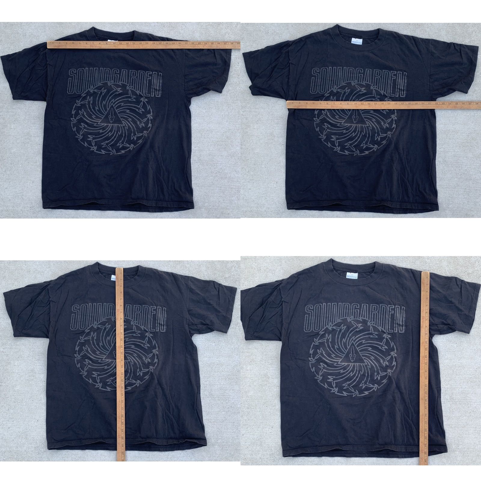 Vintage VINTAGE Brockum Soundgarden T-Shirt XL Black 90s Band Music Concert Tour Graphic Print Short Sleeve Crew Neck Mens Size XL Shirt Size US XL / EU 56 / 4 - 11 Thumbnail