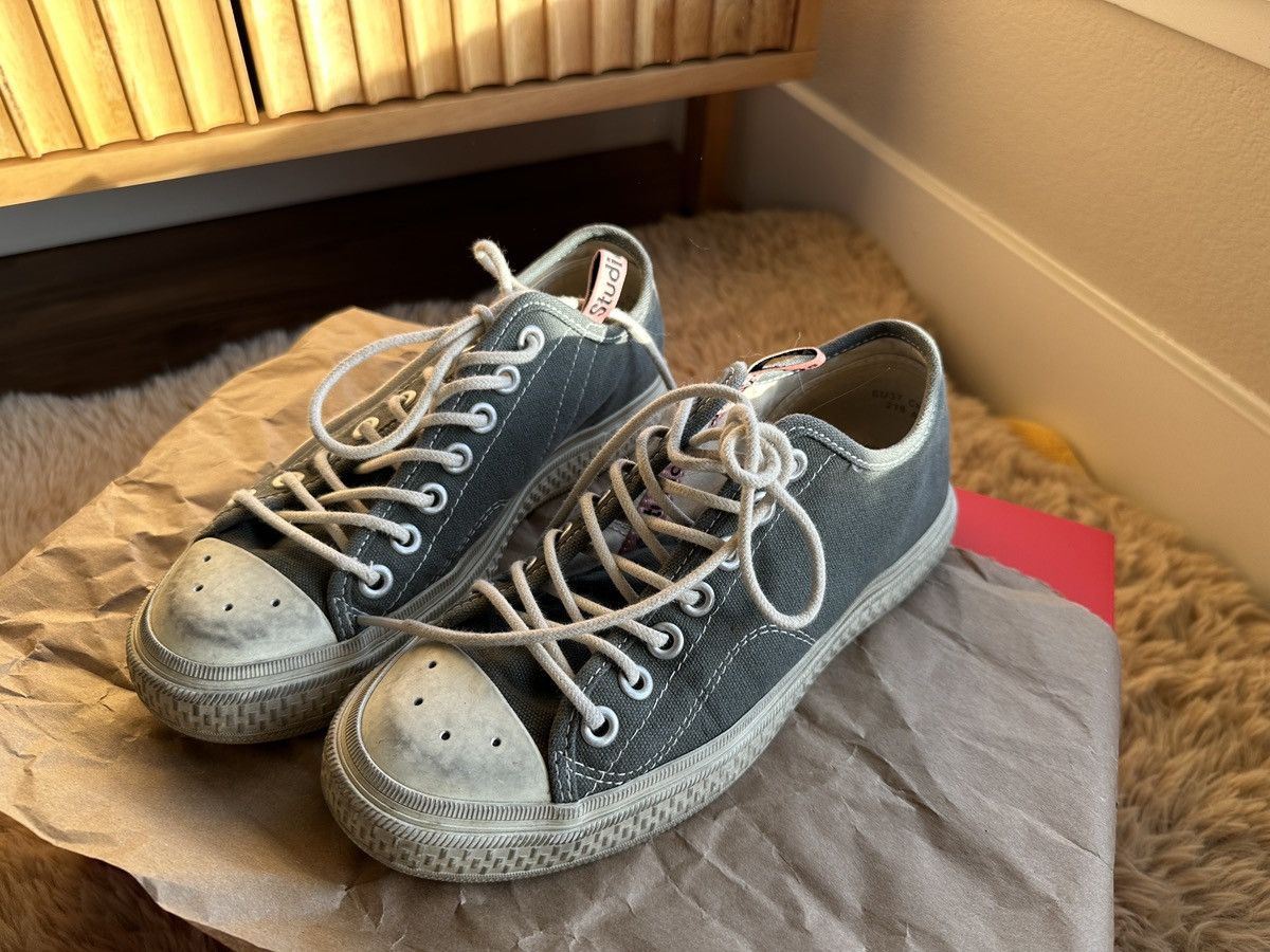 Acne Studios Acne Studios Distressed Ballow Sneakers Size US 7 / IT 37 - 1 Thumbnail